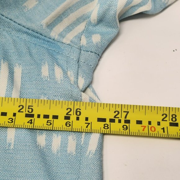 TOMMY BAHAMA Shirt VTG Mens Silk Rayon Blend S/S Pastel Blue Floral Hawaiian 2XL - Picture 8 of 10